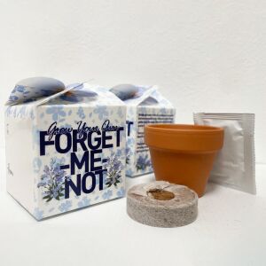 Grow Your Own Forget me nots Mini Box Kits Kids Birthdays Parties Corporate Events Wedding Favours Christenings Forget me not
